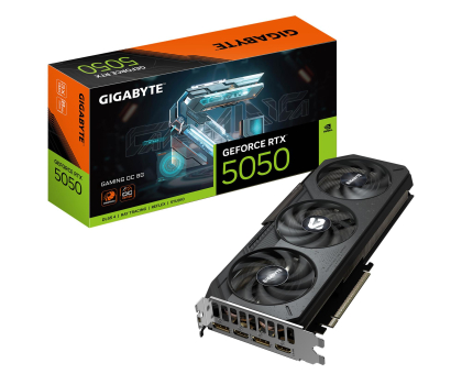 Karta graficzna GIGABYTE GeForce RTX 5050 Gaming OC 8GB GDDR6 DLSS4 GV-N5050GAMING OC-8GD